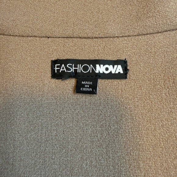 Fashion Nova Tan Cardigan Sweater - Picture 9 of 9